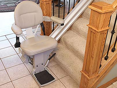 Brunos Top Of The Line Indoor Straight Stairlift 1 - Central Massachusetts Stairlifts