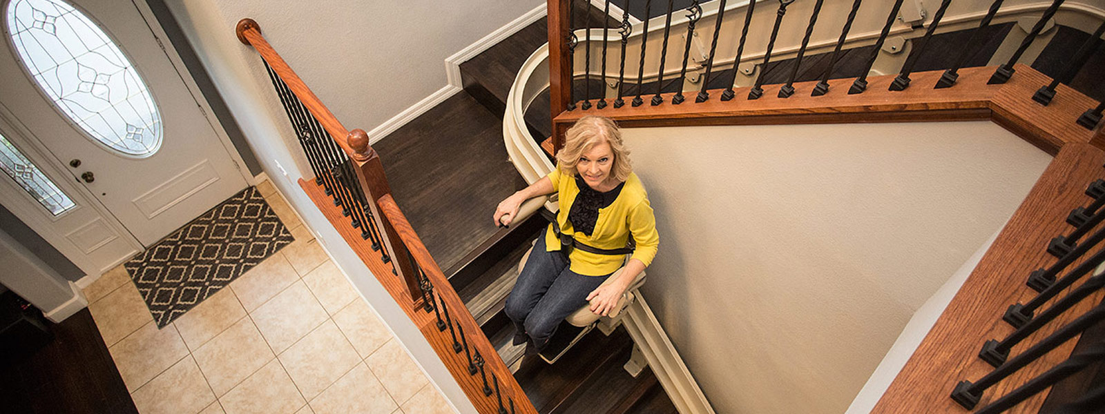 Elite Indoor Curved Stairlift - Central Massachusetts Stairlifts